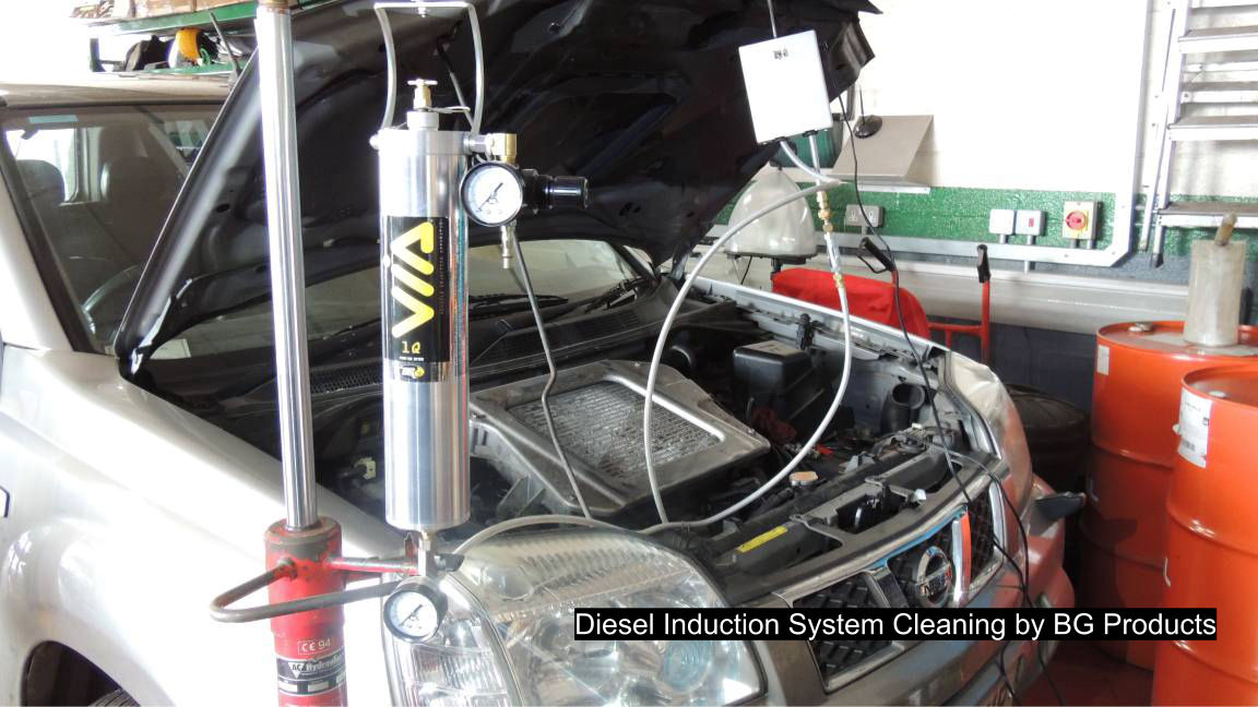 Diesel Induction System Cleaning by BG Products